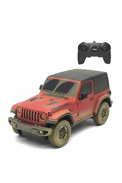 TOYFEST 1:24 Jeep Wrangler Rubicon Muddy Remote Control Car