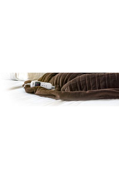 GALLET Patura cu incalzire electrica CCH130, 160X130cm, 120W,maro, 9 niveluri de temperatura
