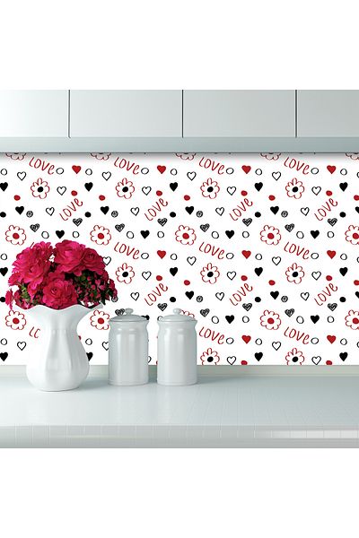 Tilki Dünyası Tile Countertop Coating Sticker Model 140