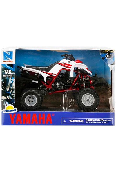 TOYFEST 1:12 Yamaha Raptor 660 R 2005 Atv Model Engine