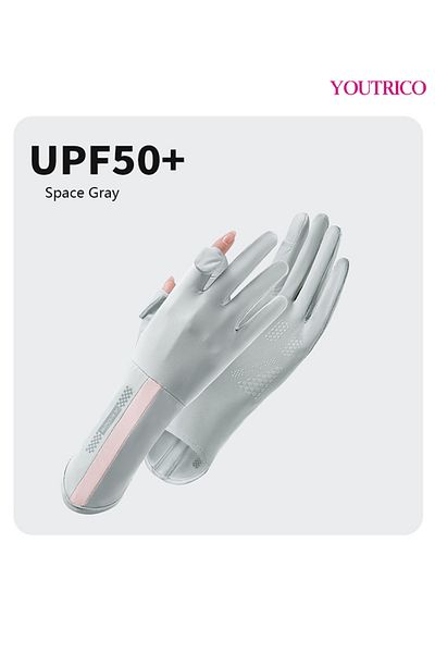 Youtrico Sun Protection Gloves Summer Cycling Fingerless Gloves for Driving