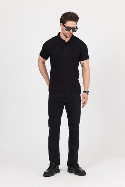 hateko Regular Fit Combed Cotton Flexible Polo Neck T-Shirt