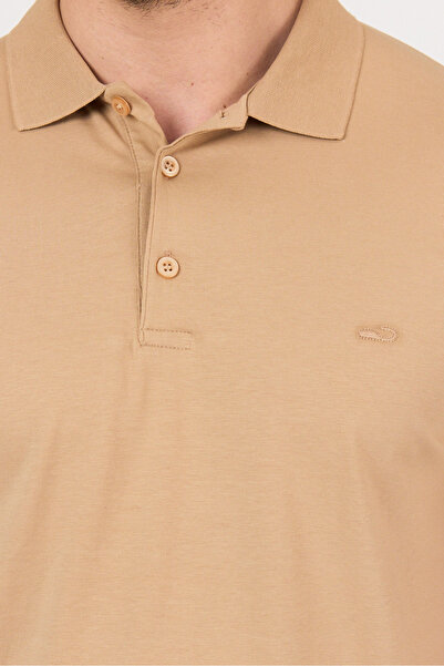 hateko Combed Cotton Flexible Polo Neck T-Shirt