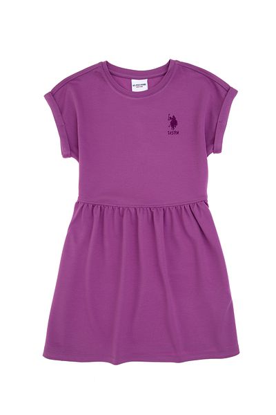 U.S. Polo Assn. Girl's Violet Knitted Dress 50306259-Vr037