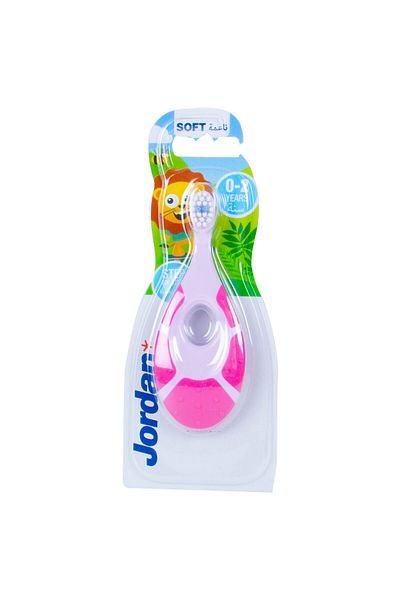JORDAN Baby Soft Tooth Brush 0-2 Year Assorted Color 1 pc
