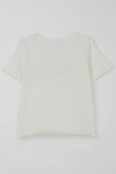 Breeze Κοριτσίστικο T-Shirt με στάμπα 8-14 ετών, εκρού