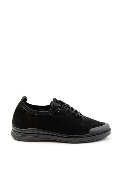 Bambi Black Leather Men's Sneaker E01084240802