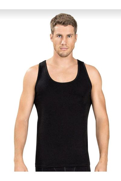 Jiber JİBER 110 Men's Strappy Combed Cotton Athlete - 6 Pieces