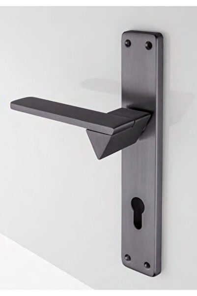 Üsküp Yapı & Mimarlık LAURA AYNALI ANTRASİT KAPI KOLU