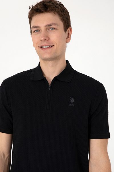 U.S. Polo Assn. Men's Black T-Shirt 50299601-Vr046