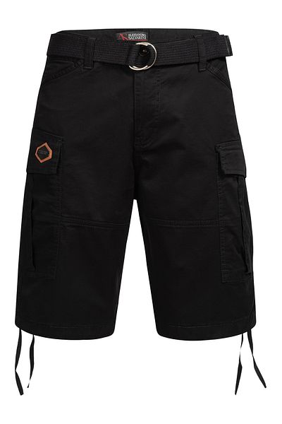 Alessandro Salvarini A. Salvarini Herren Designer Cargo Shorts Cargoshorts Kurze Hose Gürtel As133