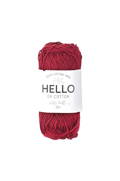 Hello خيوط تريكو قطن DK 25 جرام رقم:116