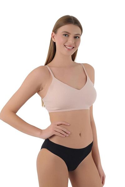CNT Chiloți de damă din bumbac pieptănat Lycra, pachet premium de 6