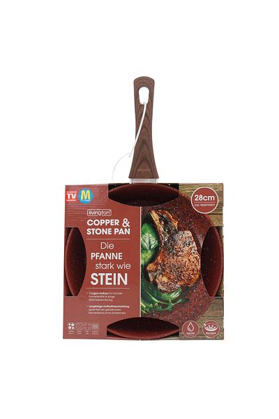 Mediashop Livington Copper & Stone Pan 28 Cm