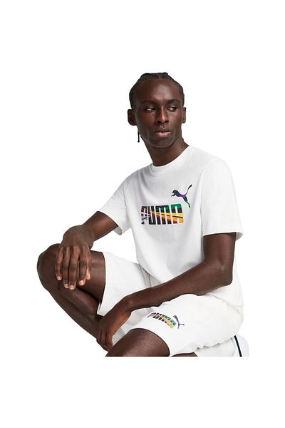 Puma Μπλούζα Puma Love United, Λευκό, Ανδρικό