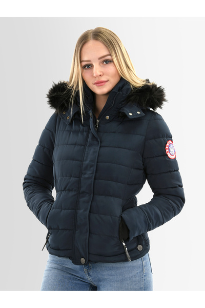Navahoo Chloe warme Damen Winter Jacke Parka Mantel Stepp Kurzjacke gefüttert...