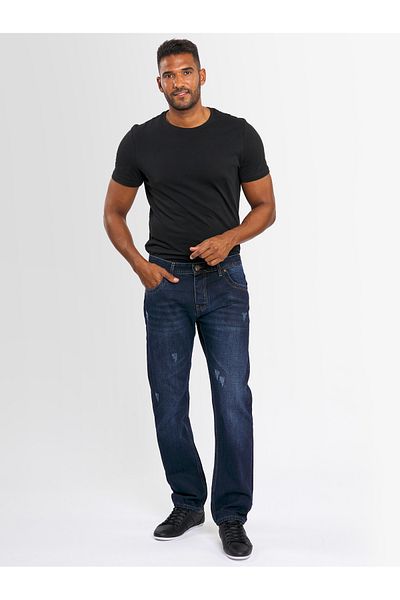 Alessandro Salvarini A. Salvarini Carlo Designer Herren Jeans Hose Basic Jeanshose Comfort Fit