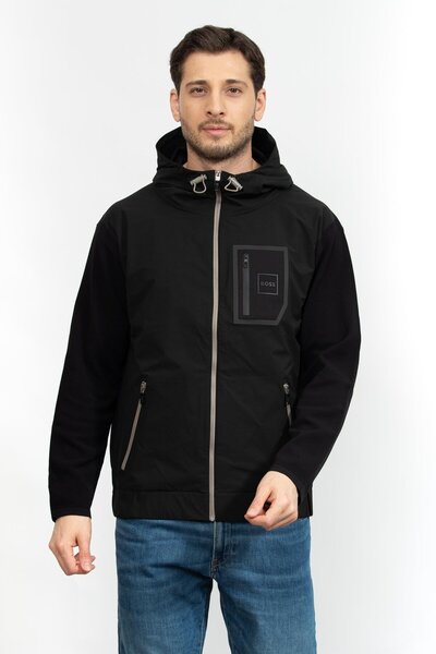 BOSS Erkek Fermuarlı Sweatshirt