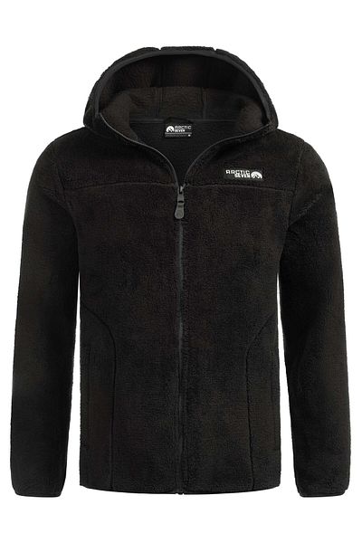 Arctic Seven Herren Sherpa Fleecejacke mit Kapuze AS413