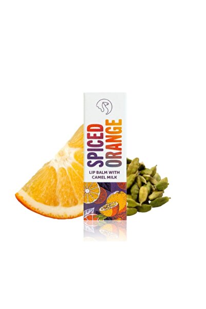 THE CAMEL SOAP مرطب شفاه بنكهة البرتقال المتبل مع حليب الإبل - مصنع صابون الإبل