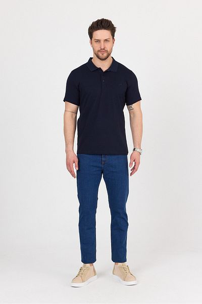 hateko Regular Fit Combed Cotton Flexible Polo Neck T-Shirt
