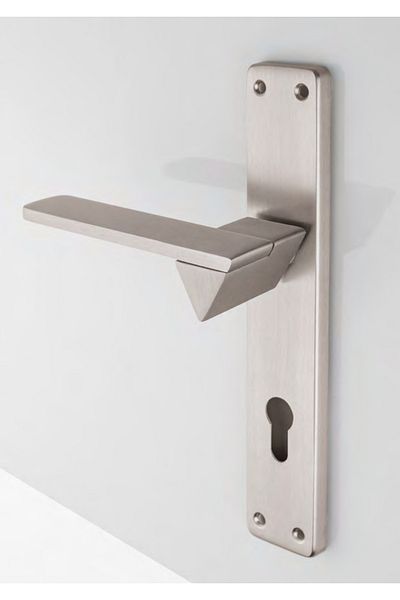 Üsküp Yapı & Mimarlık Laura Mirrored Satin Door Handle