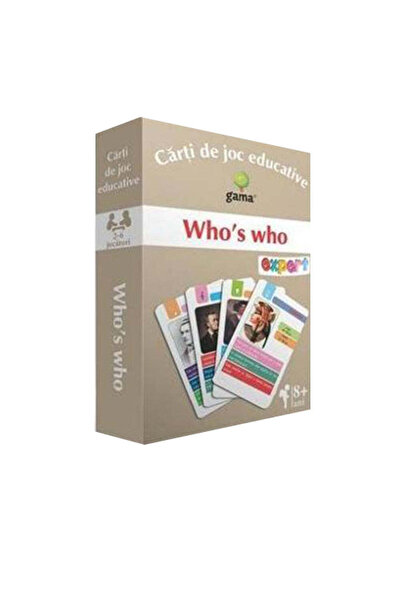 Gama Cine este cine, cărți de joc educaționale, expert