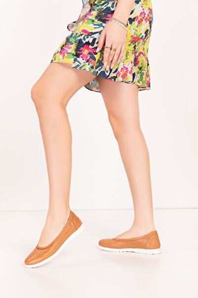 Gondol Kadın Hakiki Deri Tüy Kadar Hafif Günlük Rahat Babet Usl.2026