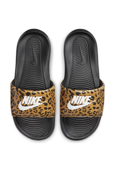 Nike W Victor One Slide Print Women's Black Casual Shoes - Cn9676-700