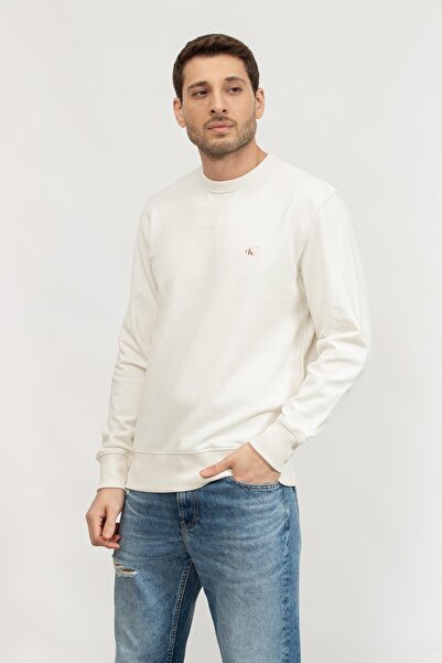 Calvin Klein WOVEN LABEL CREW NECK