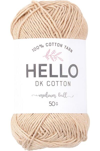 Hello خيوط تريكو قطن DK 50 جرام رقم:158