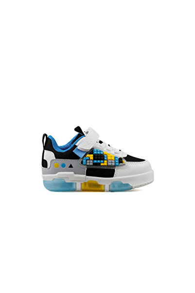 Cool Kids حذاء كاجوال للأطفال من ليجو بيبي أسود وأبيض للجنسين LEGOS-BEBE-BLAC...