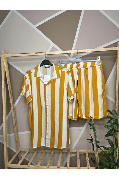 MFZ Giyim Viscose Shirt-Shorts Set