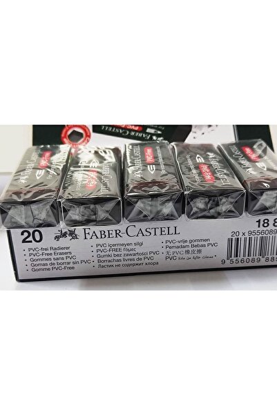 Faber Castell Silgi-faber-castell Büyük Boy Siyah Silgi-5 Adet