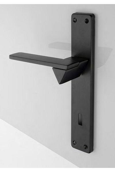 Üsküp Yapı & Mimarlık Laura Mirrored Black Door Handle
