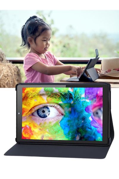 CIDEA جهاز لوحي C idea 9 بوصة بنظام أندرويد 12 - ذاكرة وصول عشوائي (RAM) سعة 8 جيجابايت، وذاكرة تخزين داخلية سعة 512 جيجابايت، وفتحة شريحة اتصال، وكاميرا مزدوجة، وشبكة 5G LTE، وشاشة IPS (هدايا)