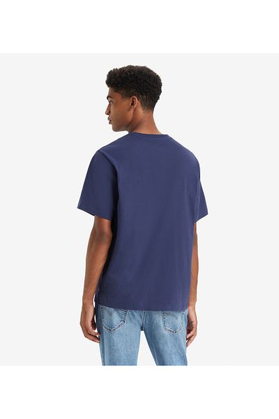 Levi's Blue Ss Relaxed Fit Tee T-Shirt For Men