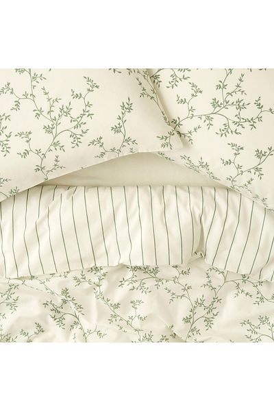 Bella Maison Set cuvertură dublă din bumbac Lauren Verde (200x220 cm)