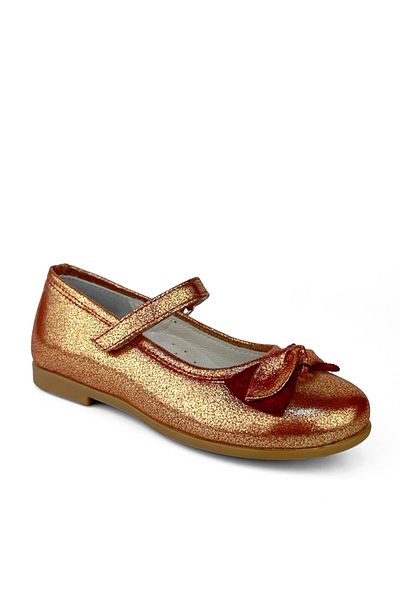 Cici Bebe Ayakkabı Genuine Leather Shiny Red Girls' Ballerinas