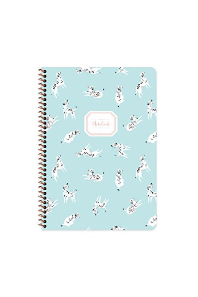 KESKİN COLOR دفتر ملاحظات على شكل حيوانات حلزونية مقاس A4 - كلب