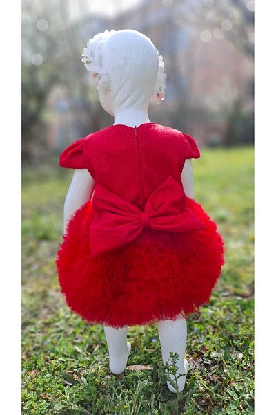 İLALKİDS Baby Girl Child Birthday Special Day Feast Party Silvery Fabric Tutu Skirt Dress