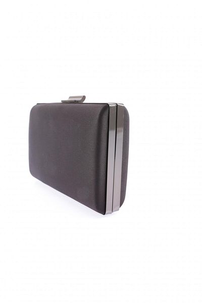 DGN 5275-22y Black Satin Women's Evening Dress Portfolio Bag