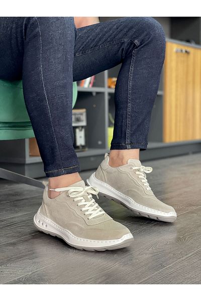 MOR KUNDURA Genuine Leather Daily Use Sneakers Men's Shoes