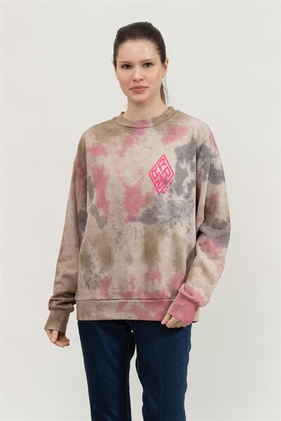 Replay Over Kadın Bisiklet Yaka Sweatshirt