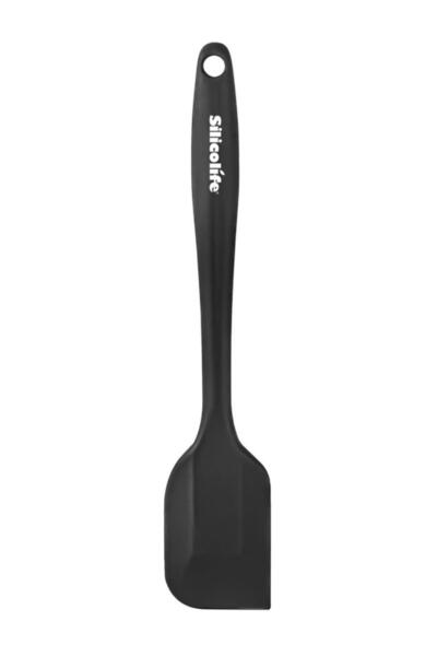Silicolife Spatula ve Fırça Seti, Isıya Dayanıklı Yanmaz Yapışmaz Silikon Spatula ve Yumurta Fırçası 2'li Set