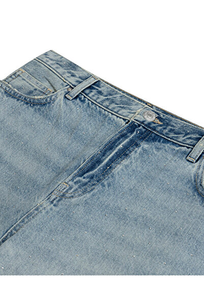 Twist HOTFIX BASKILI JEAN ŞORT