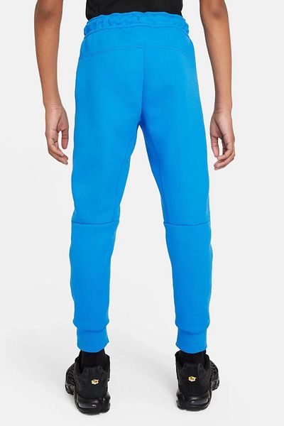 Nike Sportswear Tech Fleece Kids Pant Blue Children's Zipper Pocket Sweatpants Blue
