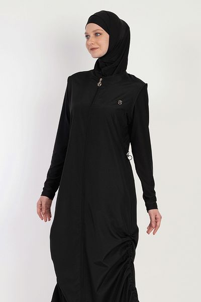 InStyle 6068 Model Black Hijab Swimsuit
