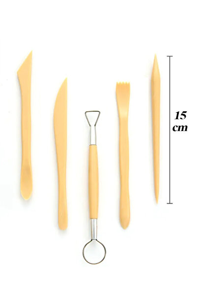 GLANCE Plastik Ebeşuar Seti - 5 Parça - 15cm