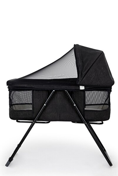 Genel Markalar Fileli Yıkanabilir, Fermuarlı ,Yataklı, Sallanabilir Portatif Anne Yanı Sepet Beşik Hamak Antresit